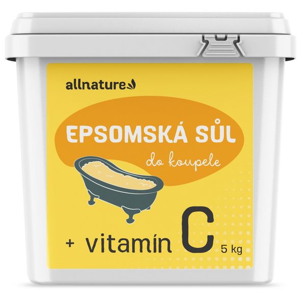 Allnature epsomská soľ Vitamín C 5 kg