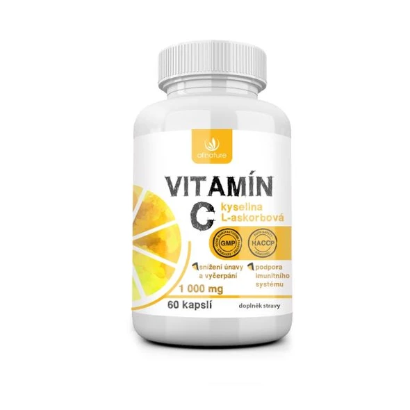 Allnature Vitamín C 1000 mg 60 tabliet
