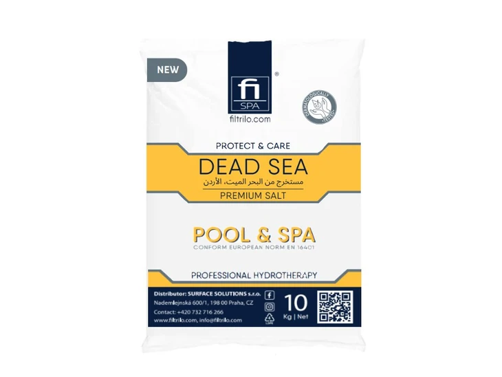 Bazénová soľ cerifikovaná pre bazény a vírivky z Mŕtveho mora 10 kg