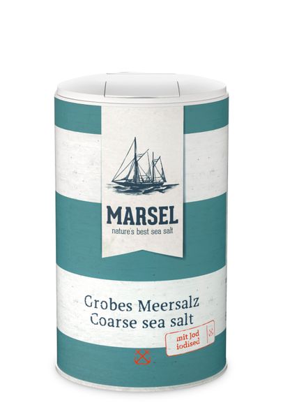 MARSEL® Morská jedlá jódovaná soľ hrubá 500g